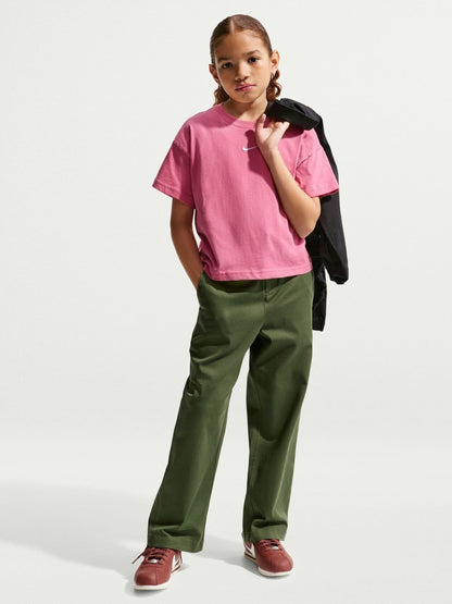 Dsiney Kidz - Nike Peony Pink Sportswear Boxy T-Shirt image 2