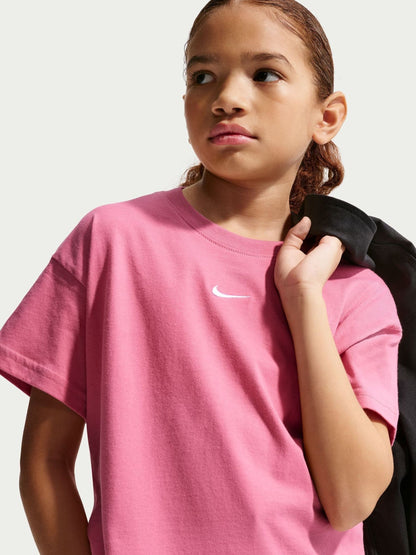 Dsiney Kidz - Nike Peony Pink Sportswear Boxy T-Shirt image 3
