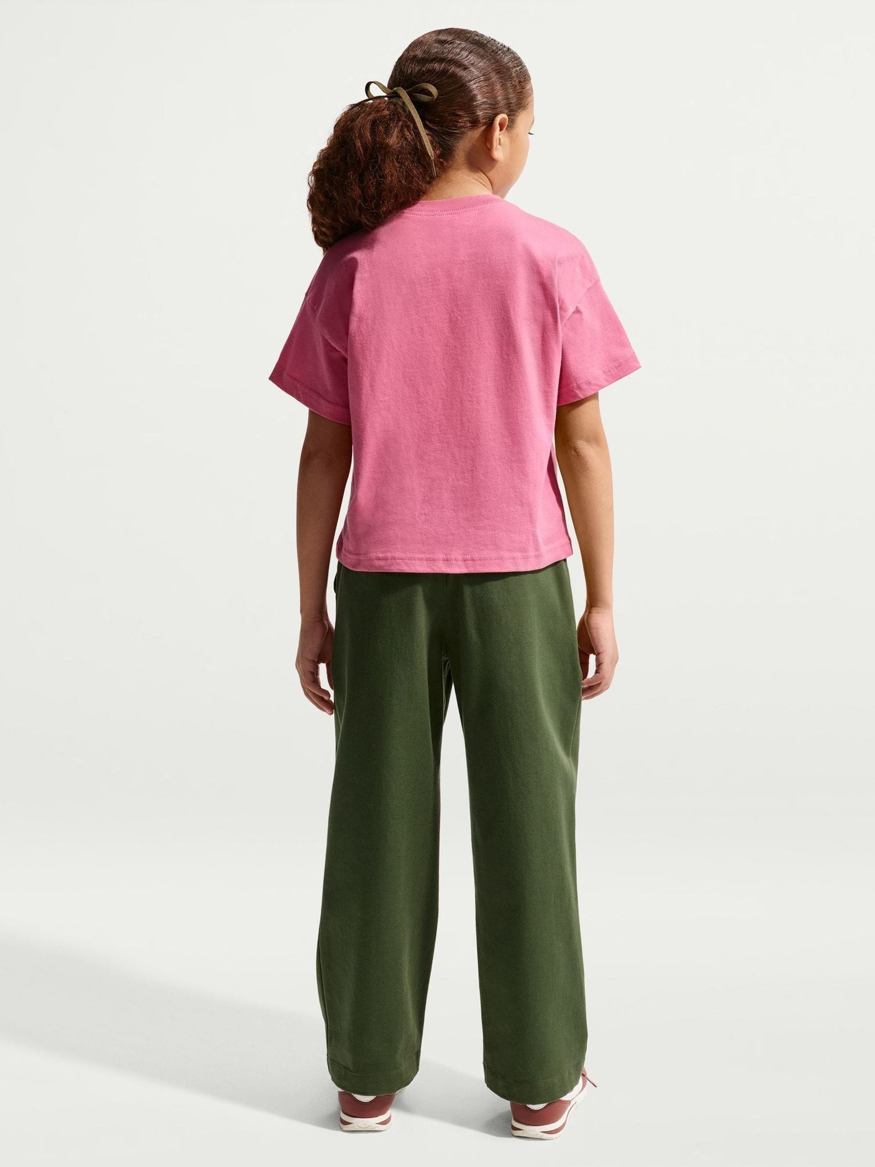 Dsiney Kidz - Nike Peony Pink Sportswear Boxy T-Shirt image 4