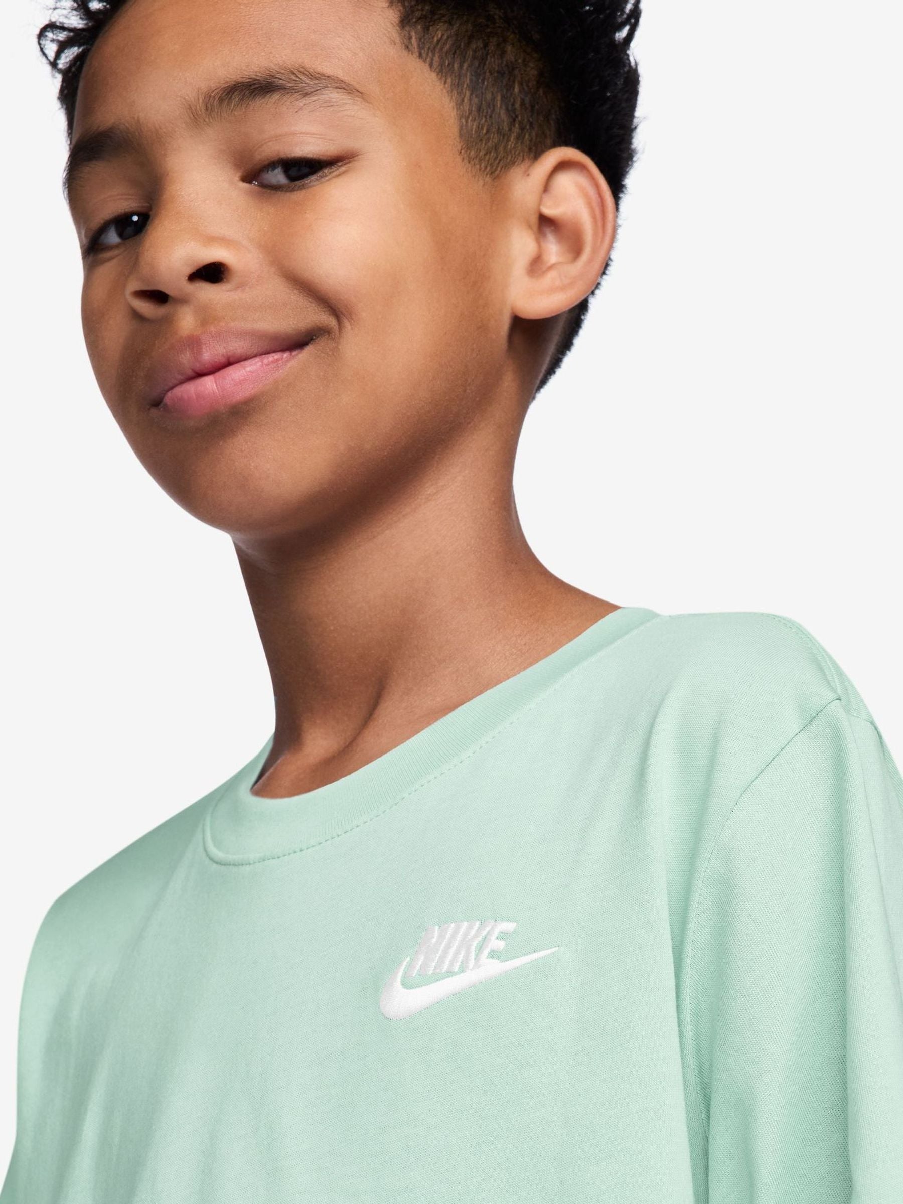 Dsiney Kidz - Nike Barely Green Short Sleeve Club T-Shirt image 3