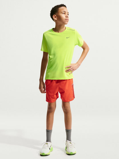Dsiney Kidz - Nike Volt Ice Yellow Miler Dri-FIT Short Sleeve T-Shirt image 2