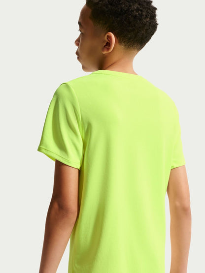 Dsiney Kidz - Nike Volt Ice Yellow Miler Dri-FIT Short Sleeve T-Shirt image 4