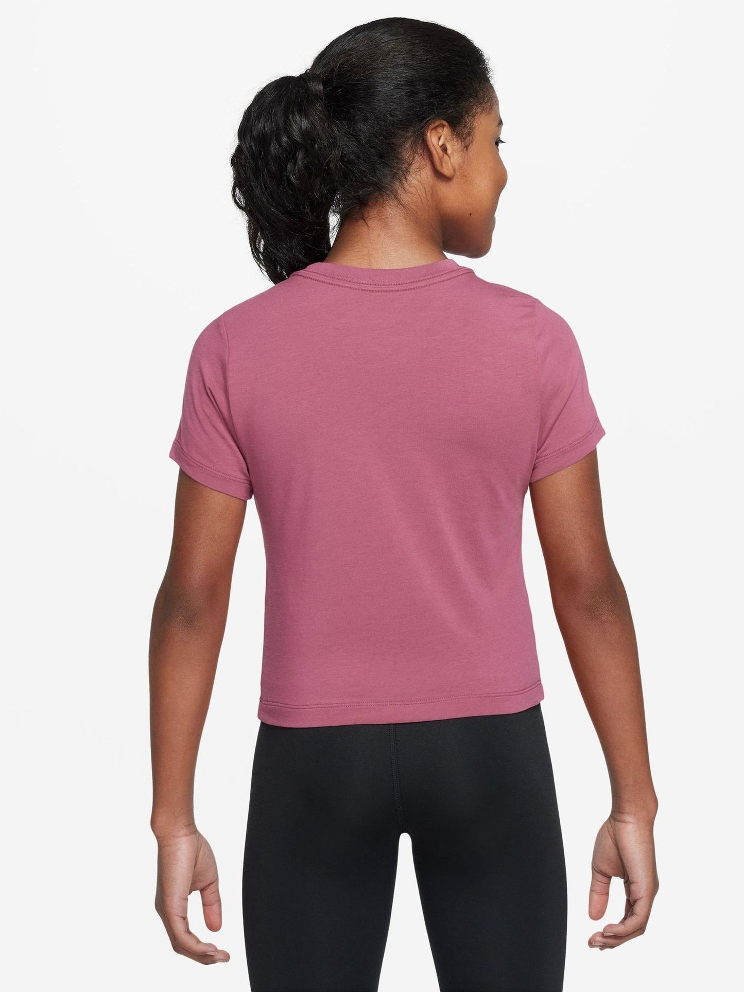 Dsiney Kidz - Nike Peony Pink Cropped T-Shirt image 2