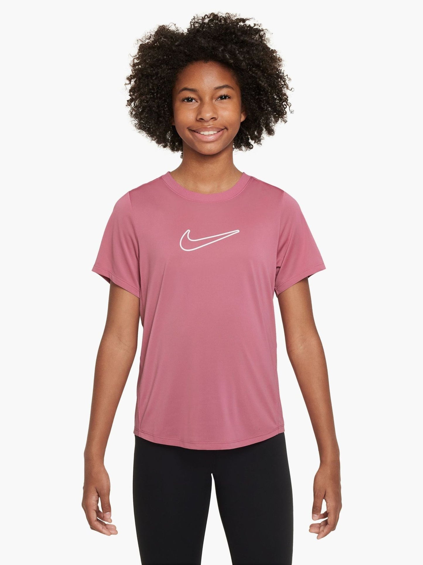 Dsiney Kidz - Nike Peony Pink Dri-FIT One Short Sleeve T-Shirt image 1