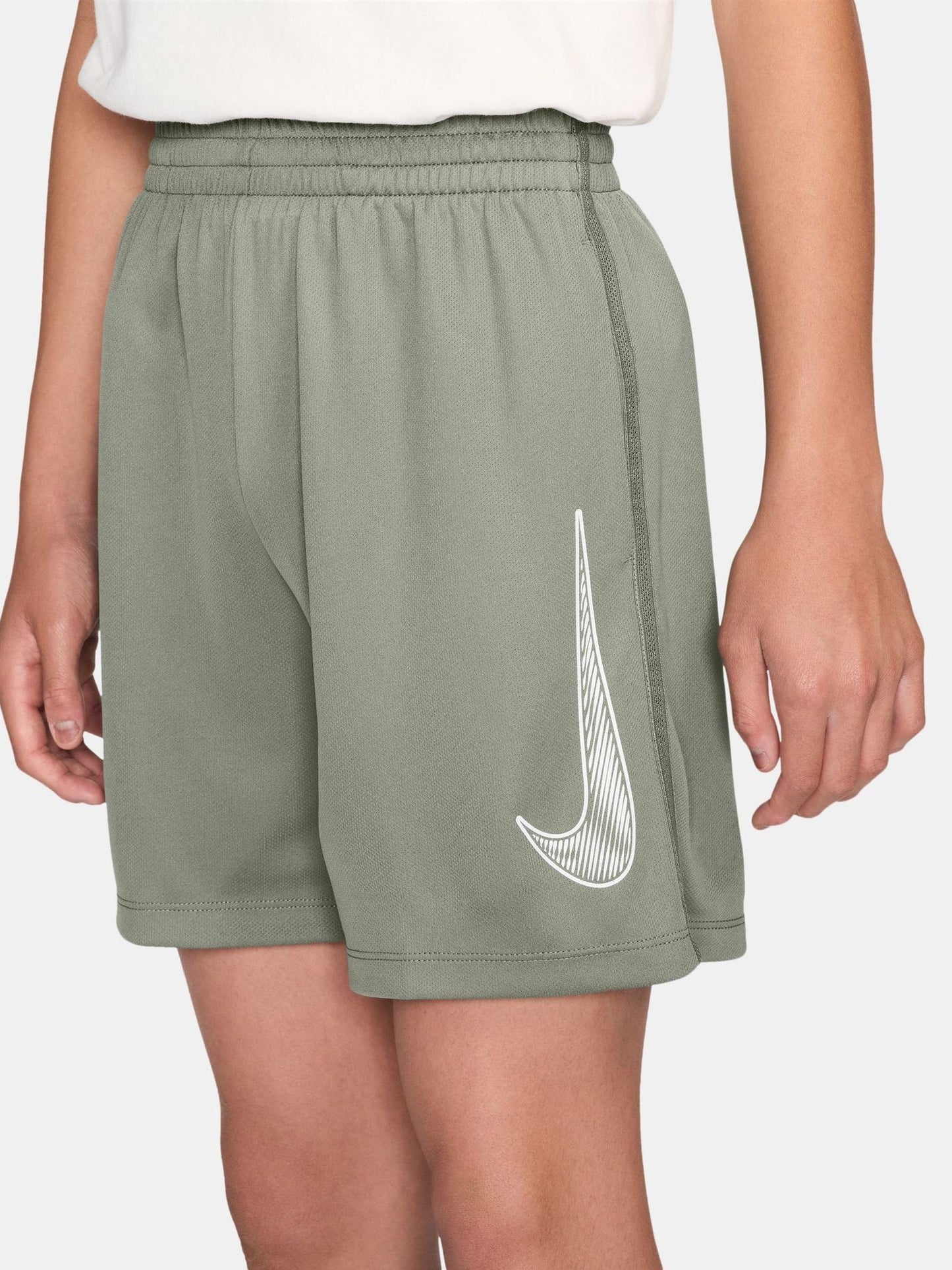 Dsiney Kidz - Nike Spruce Fog Grey Multi Dri-FIT Training Shorts image 3