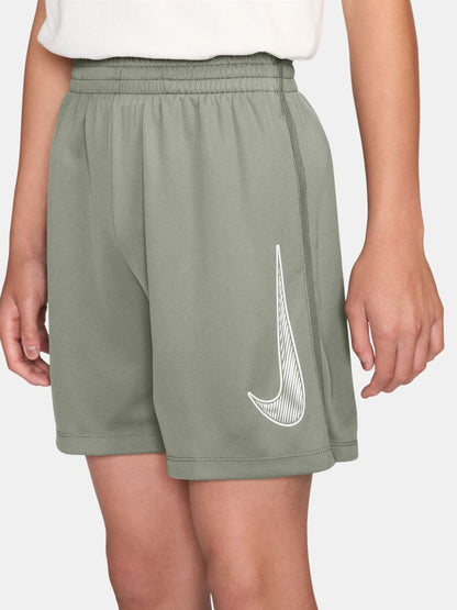 Dsiney Kidz - Nike Spruce Fog Grey Multi Dri-FIT Training Shorts image 3