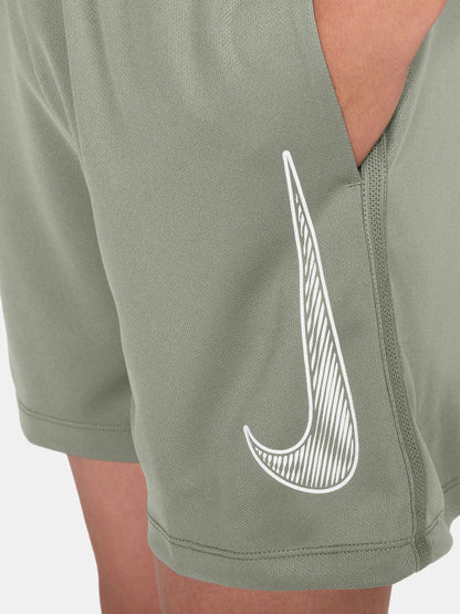 Dsiney Kidz - Nike Spruce Fog Grey Multi Dri-FIT Training Shorts image 4