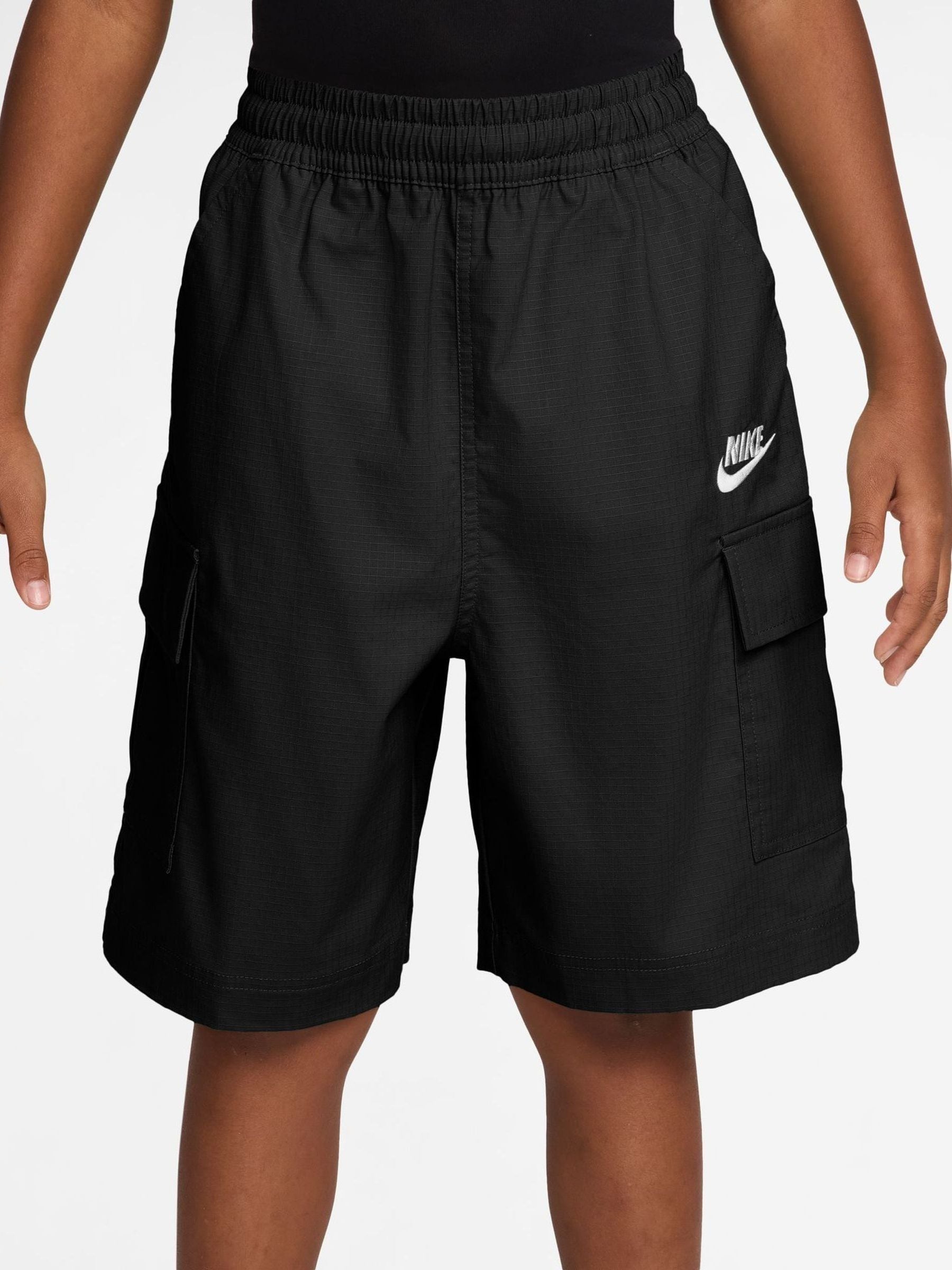 Dsiney Kidz - Nike Black Club Woven Cargo Shorts image 1