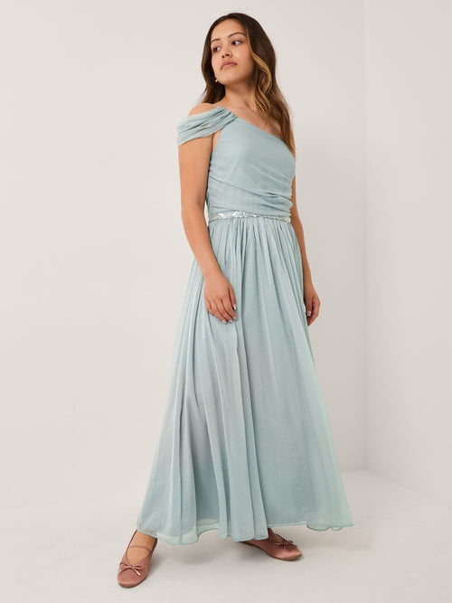 Dsiney Kidz - Monsoon Green Sequin One Shoulder Prom Dress image 1