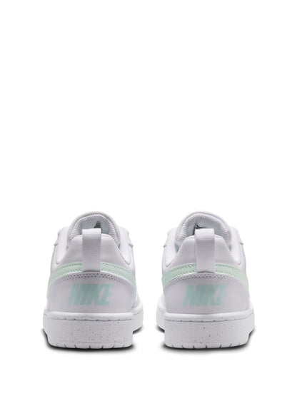 Nike White/Green Youth Court Borough Low Recraft Trainers image 4