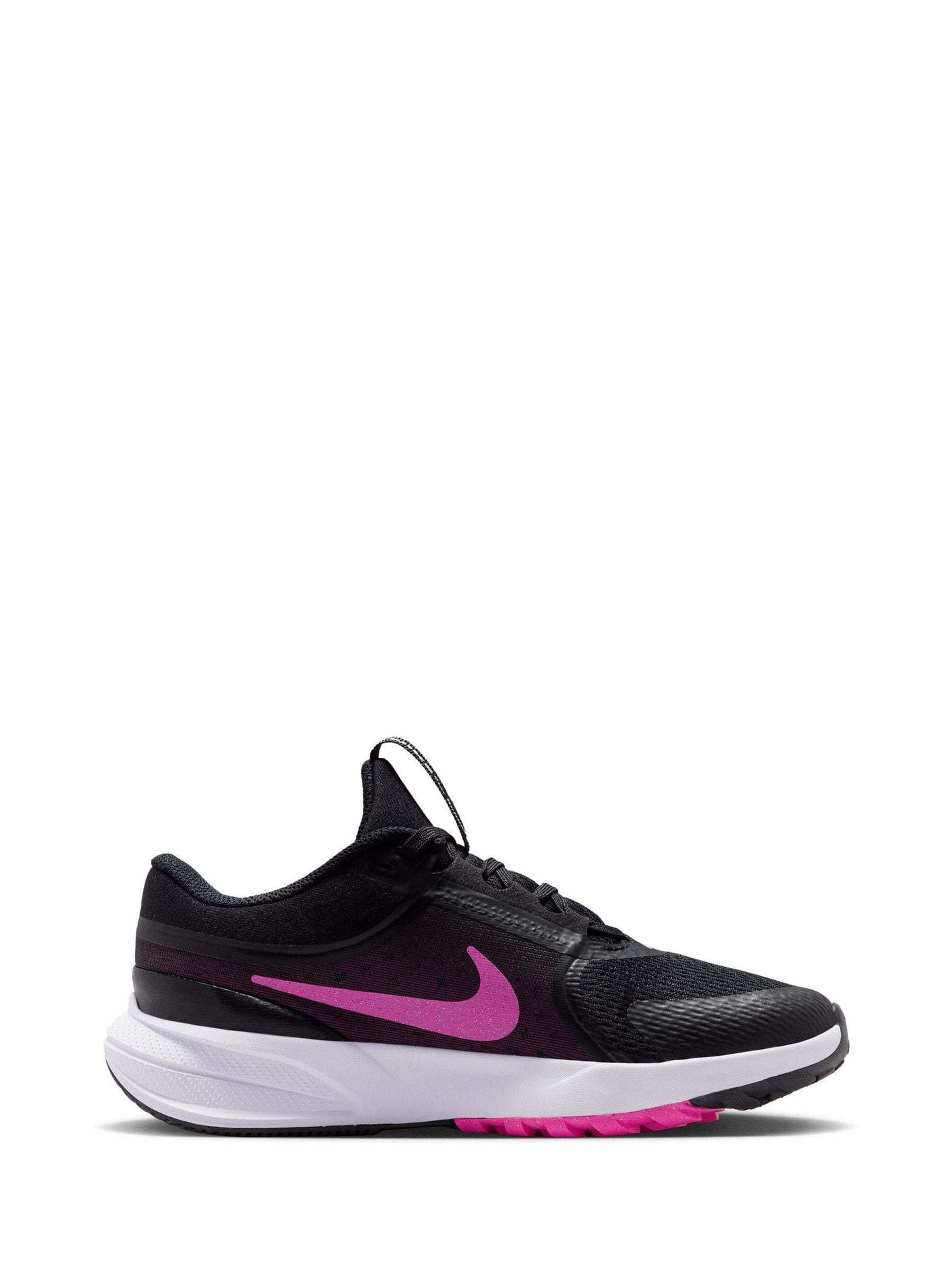 Nike Black/Pink Youth Star Runner 5 Trainers image 3