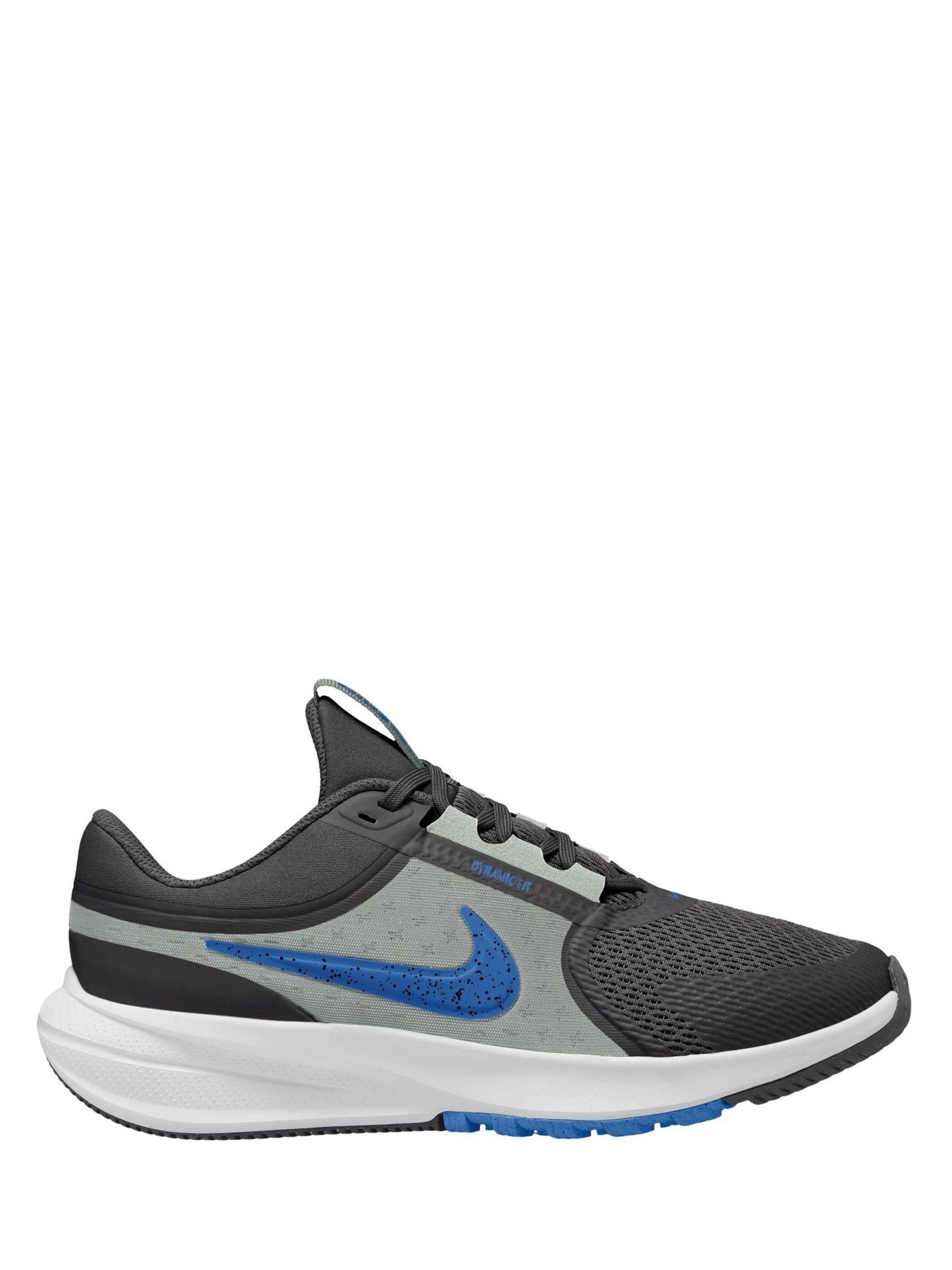 Nike Anthracite Grey/Blue Youth Star Runner 5 Trainers image 1