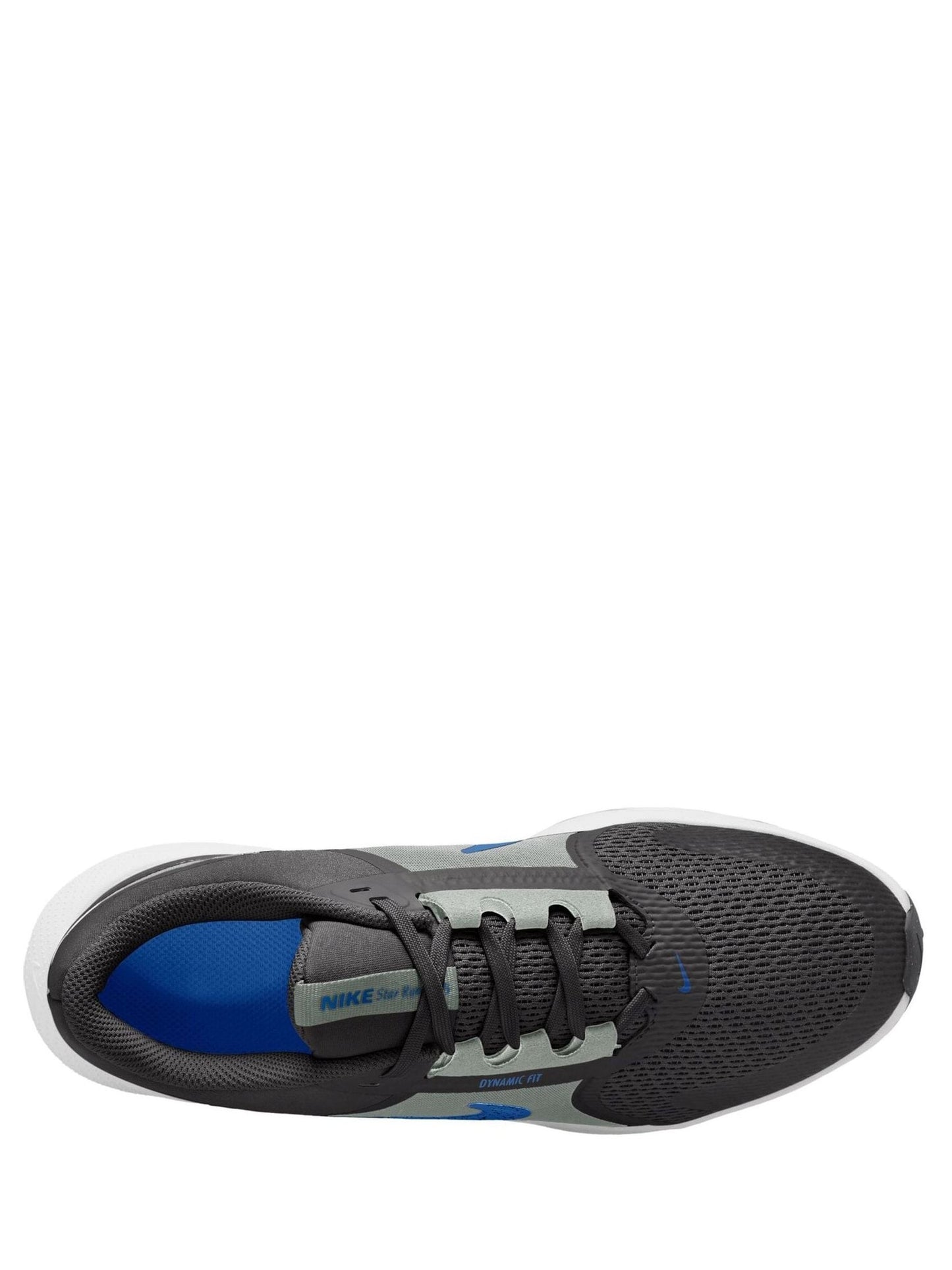 Nike Anthracite Grey/Blue Youth Star Runner 5 Trainers image 3