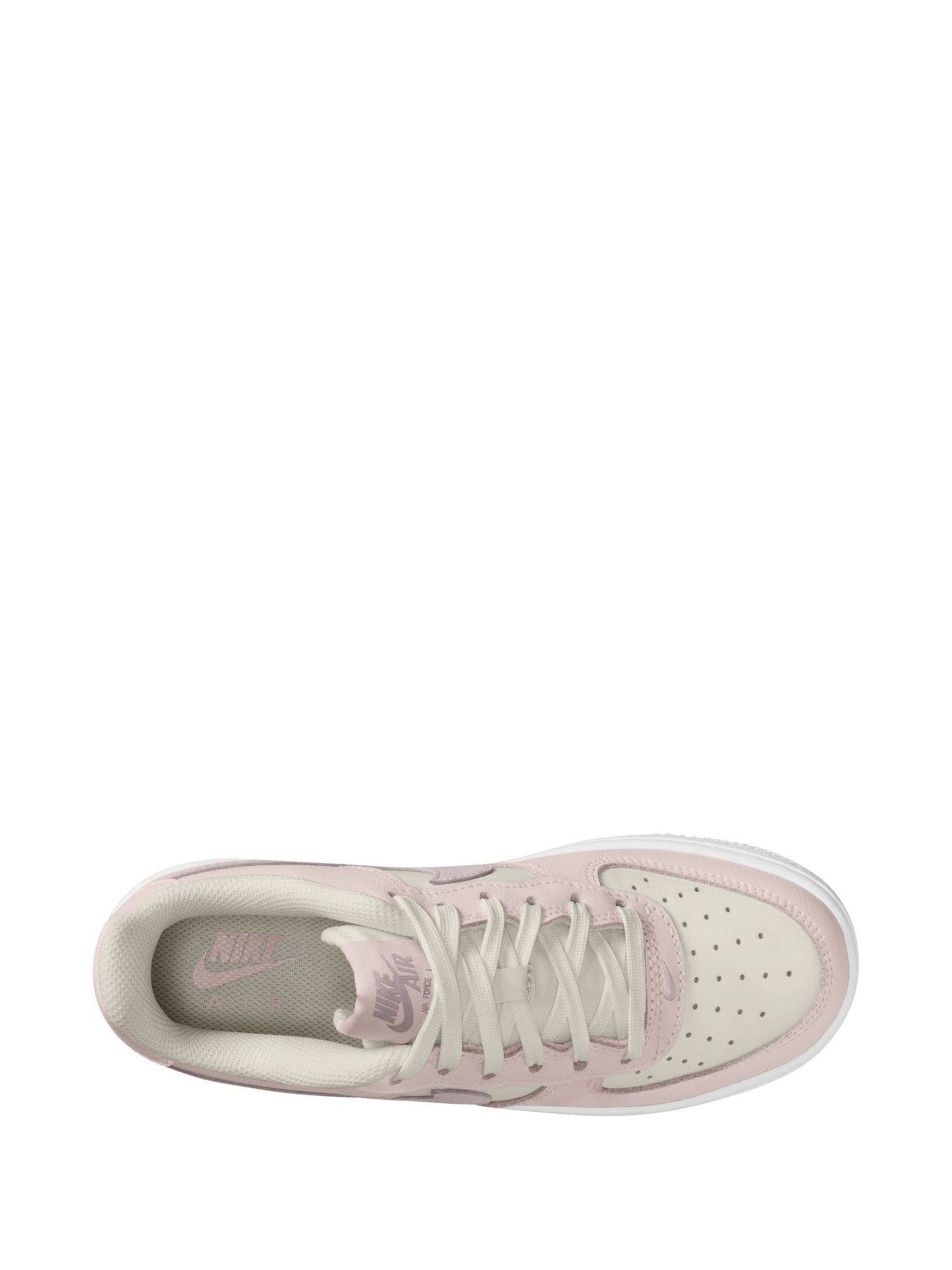 Nike Pink/White Lilac Youth Air Force 1 Essential+ Trainers image 3