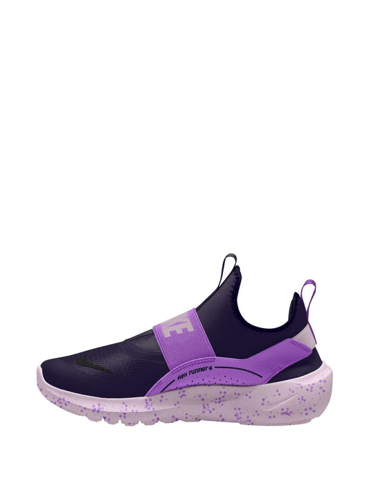 Nike Black/Purple Youth Flex Runner 4 Trainers image 2