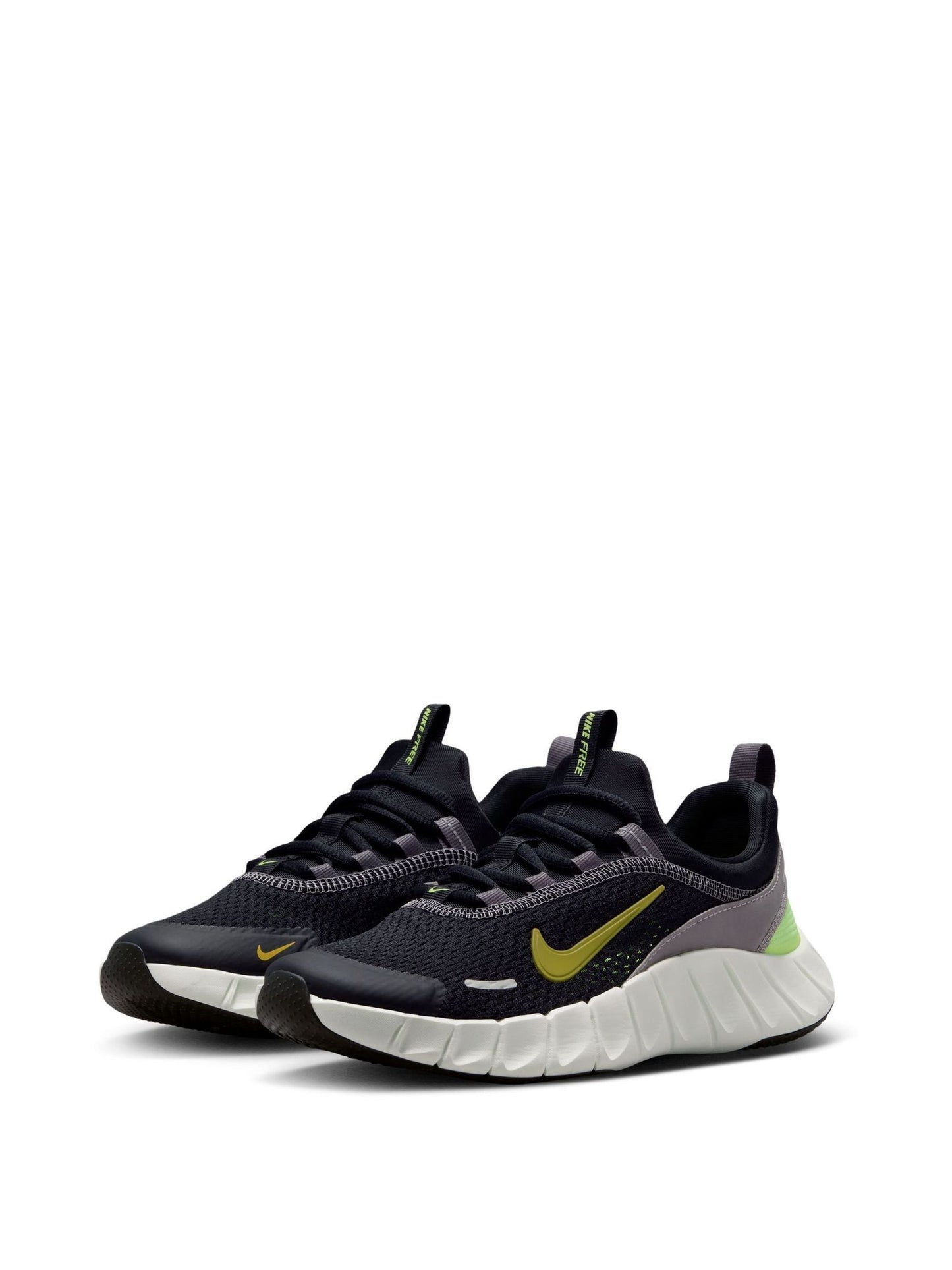 Nike Black/Green Youth Free Ride Trainers image 2