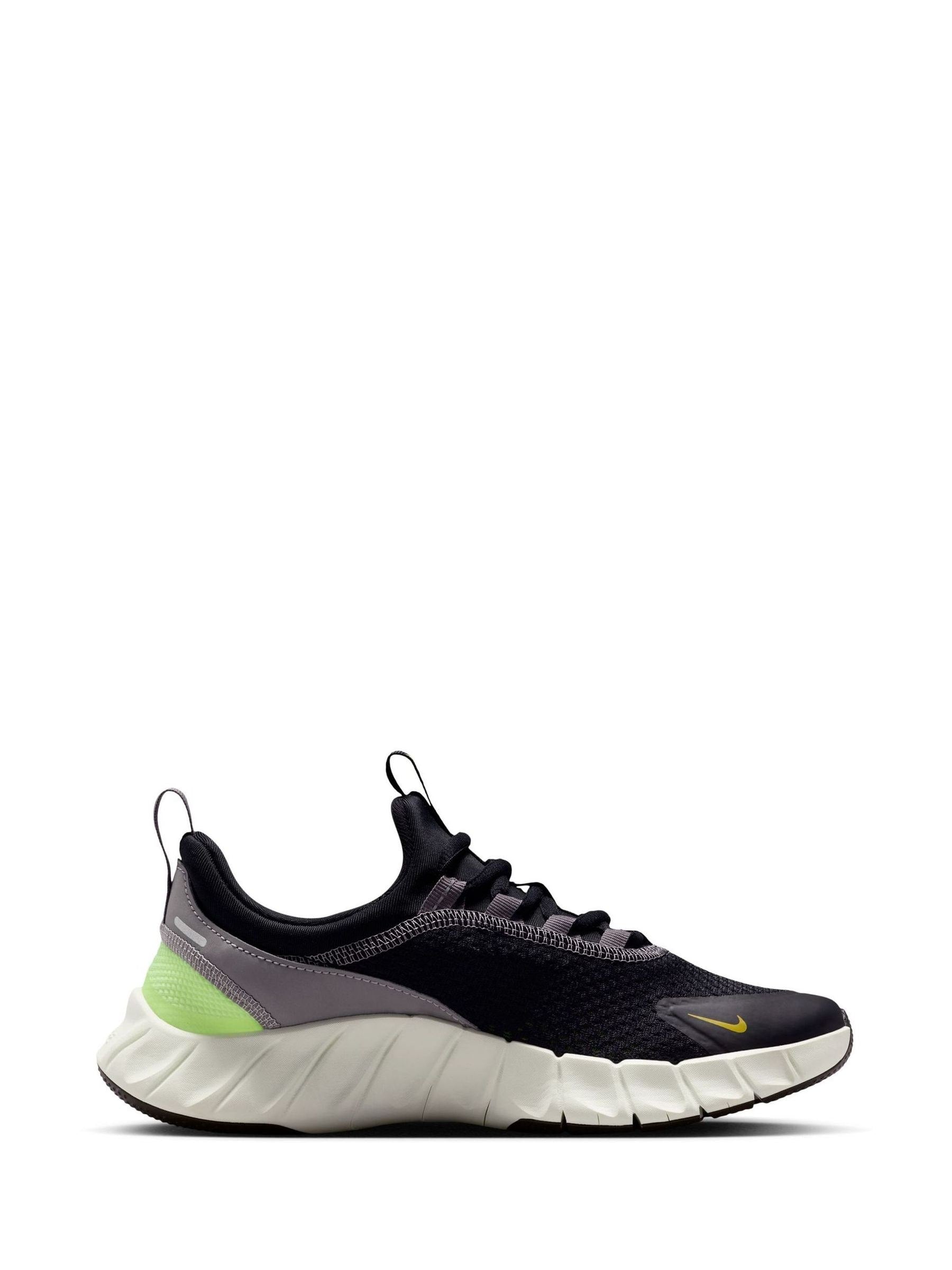 Nike Black/Green Youth Free Ride Trainers image 3
