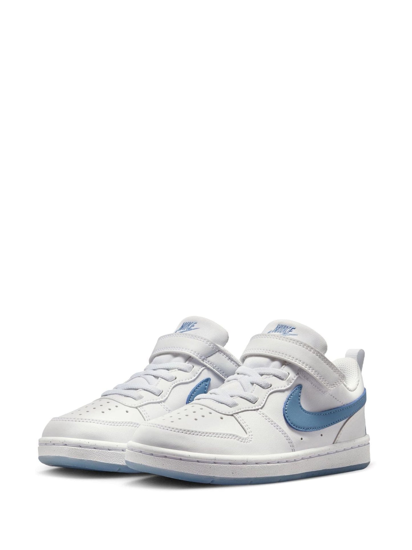 Nike White Junior Court Borough Low Trainers image 2