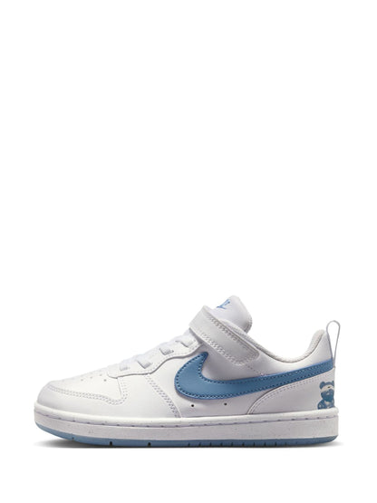 Nike White Junior Court Borough Low Trainers image 6