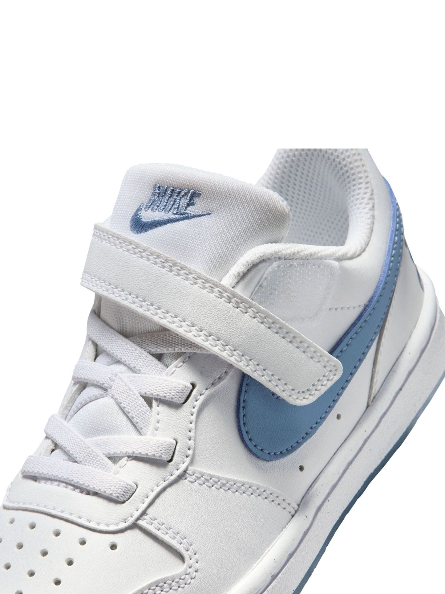 Nike White Junior Court Borough Low Trainers image 8
