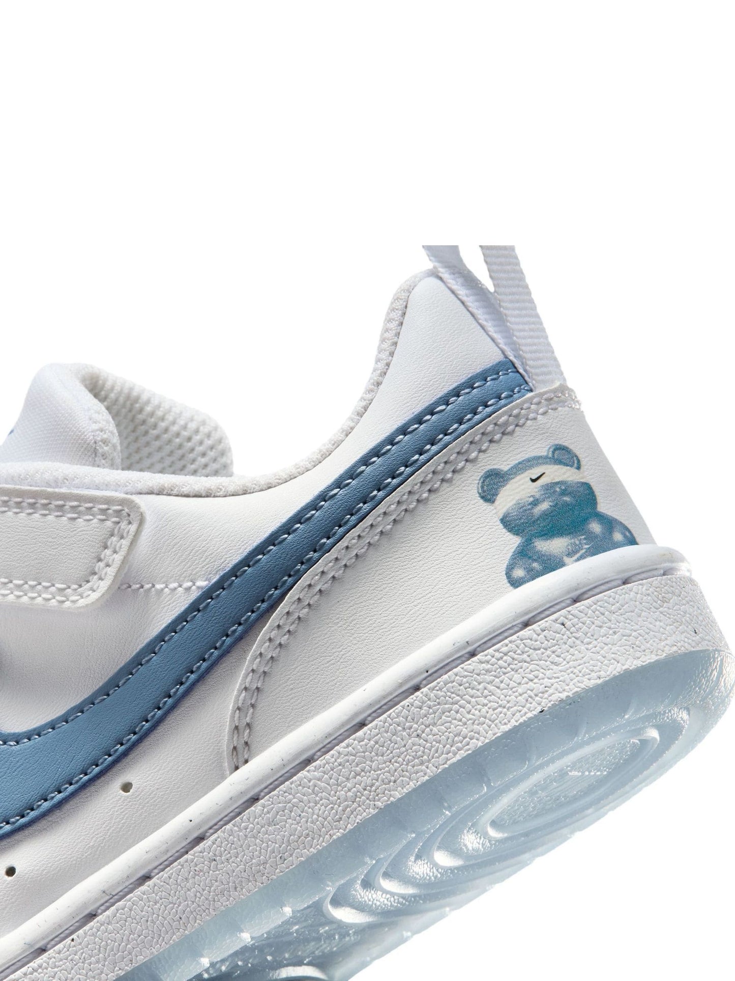 Nike White Junior Court Borough Low Trainers image 9
