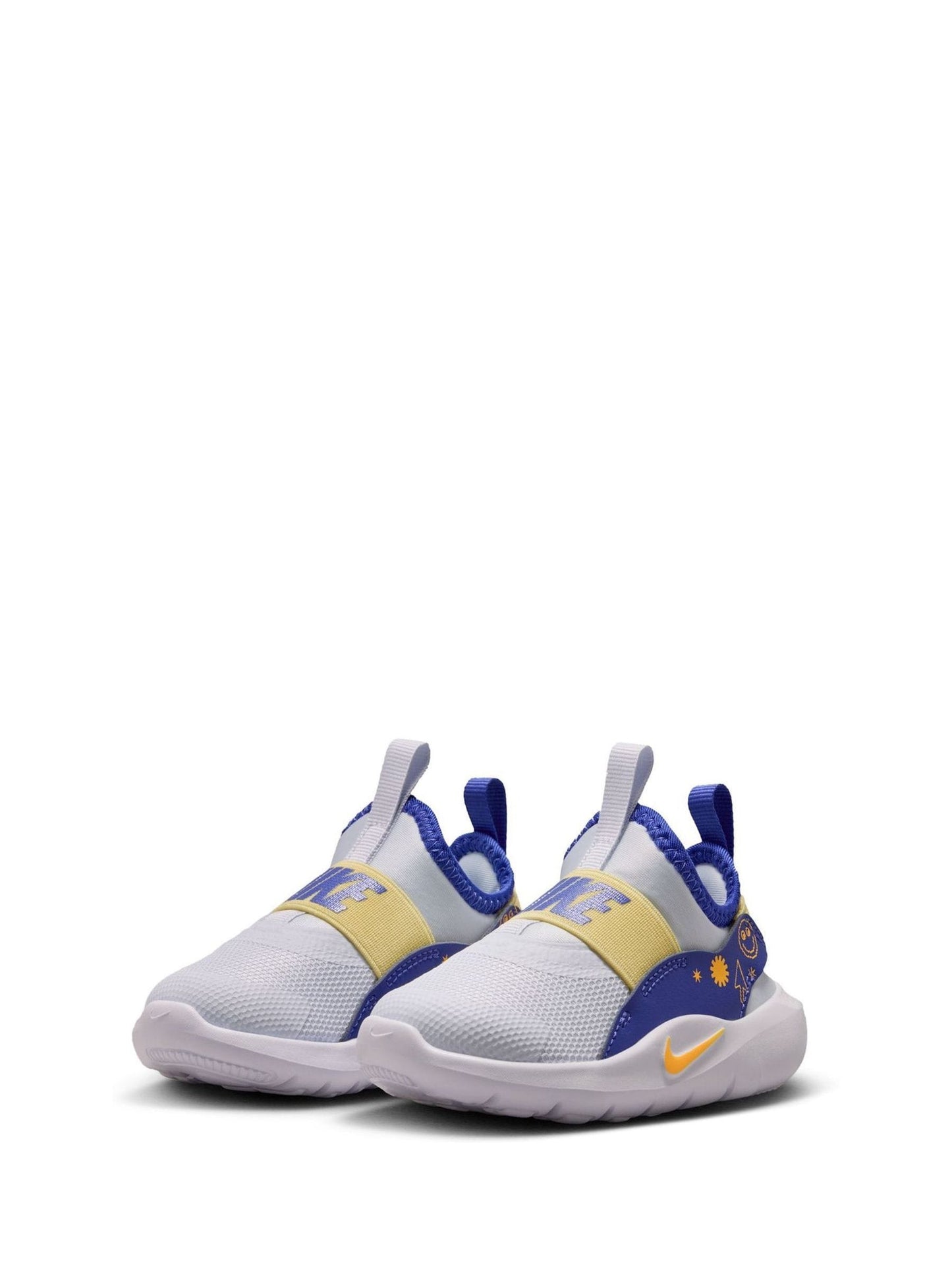 Nike Grey Orange Infant Flex Runner 4 Trainers image 5