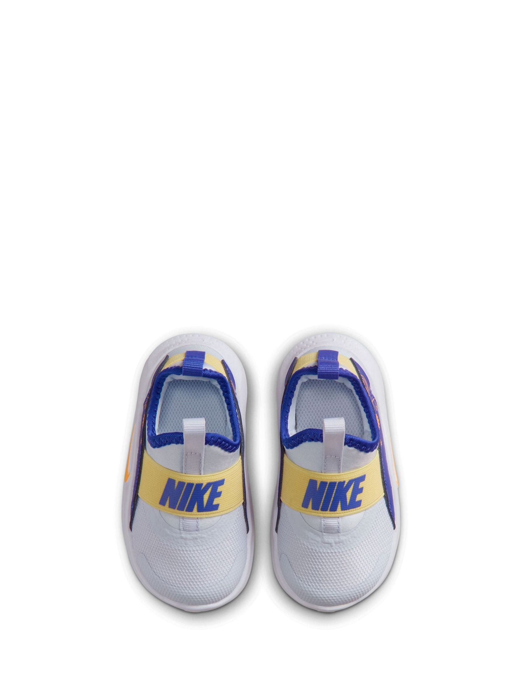 Nike Grey Orange Infant Flex Runner 4 Trainers image 6