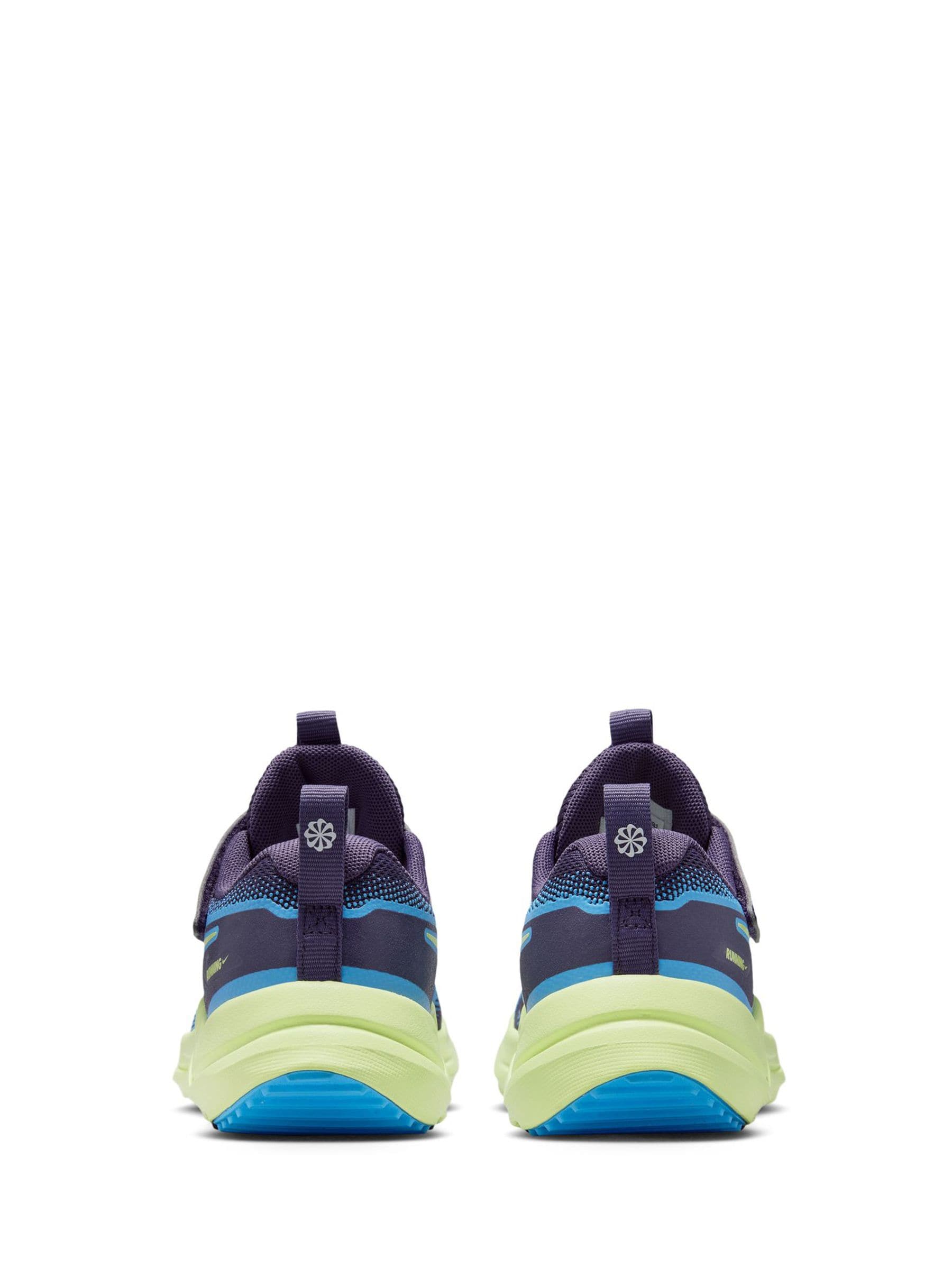 Nike Purple Blue Junior Cosmic Running Trainers image 6