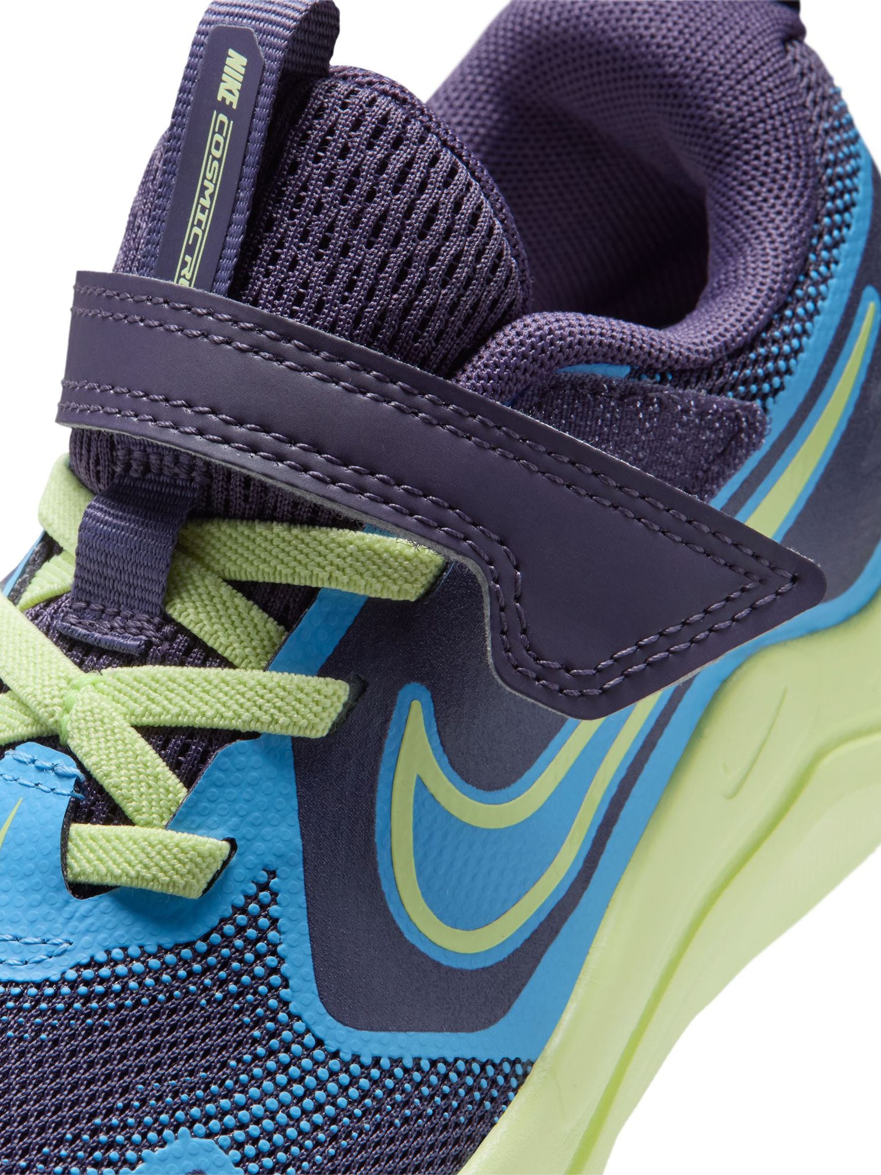 Nike Purple Blue Junior Cosmic Running Trainers image 9
