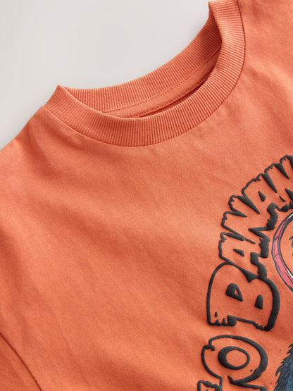Dsiney Kidz - Rust Bananas Short Sleeve Graphic T-Shirt (3-16yrs) image 4