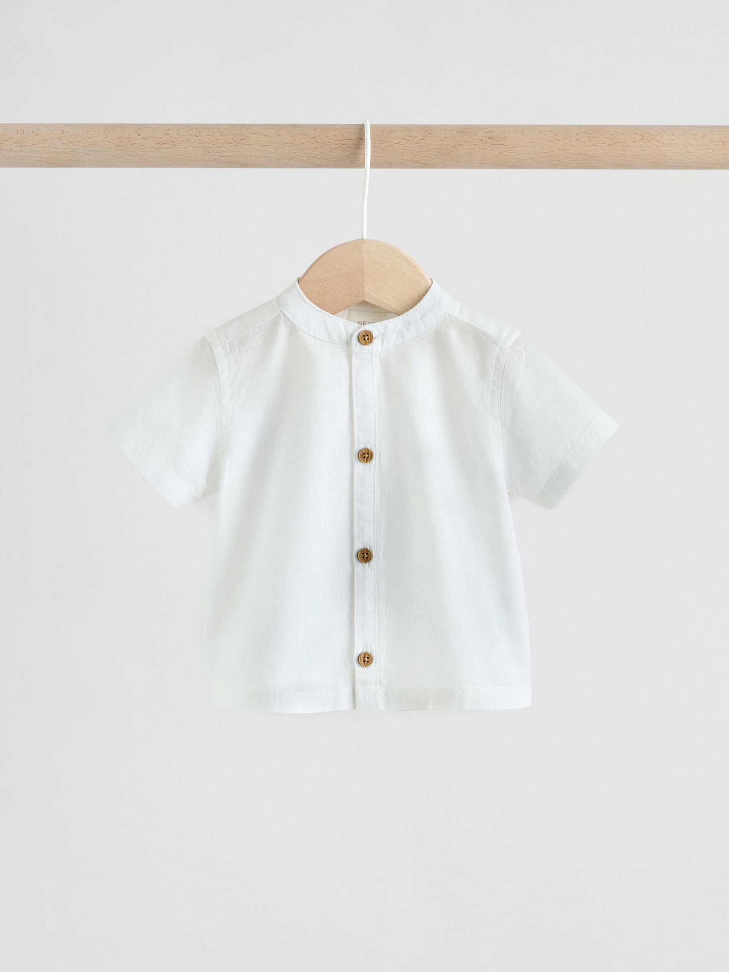Neutral Woven Waistcoat, Shirt and Shorts Baby Set 3 Piece (0mths-2yrs) image 4
