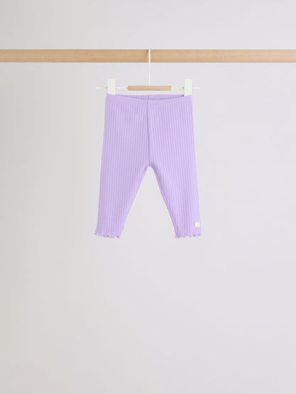 Multi Baby Leggings 4 Pack (0mths-2yrs) image 2