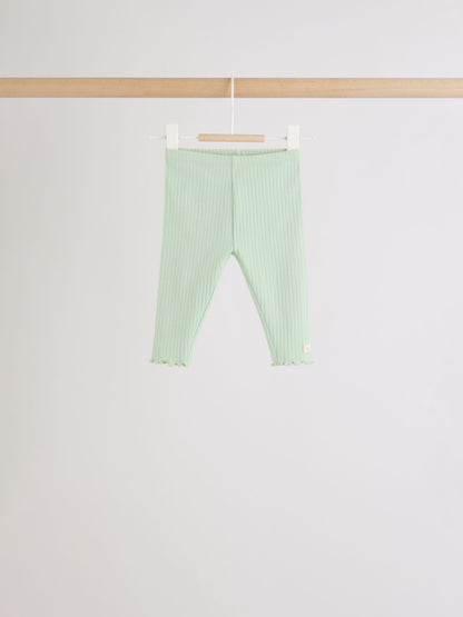 Multi Baby Leggings 4 Pack (0mths-2yrs) image 4