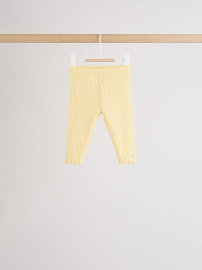 Multi Baby Leggings 4 Pack (0mths-2yrs) image 5