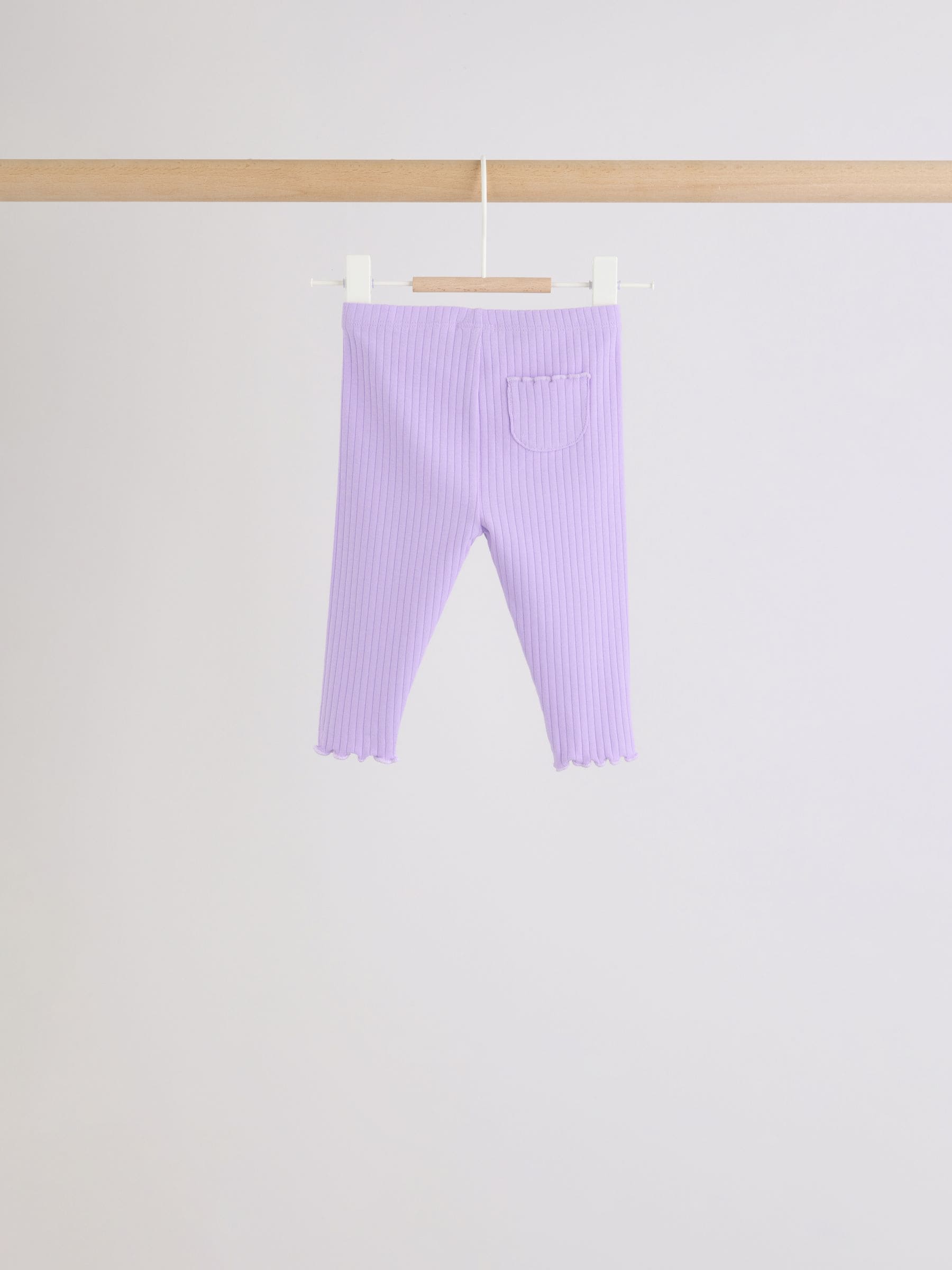 Multi Baby Leggings 4 Pack (0mths-2yrs) image 7
