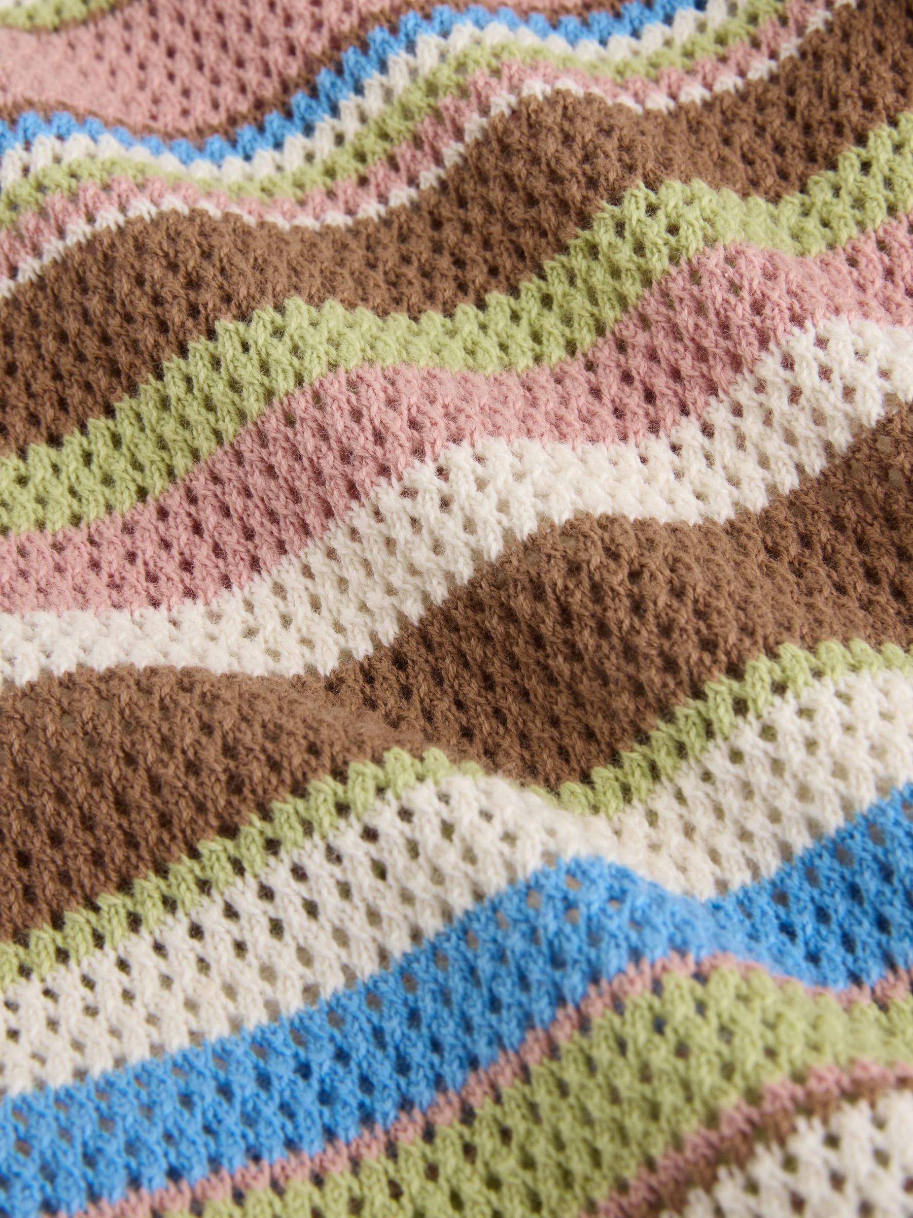 Brown Stripe Knitted Baby Romper (0mths-3yrs) image 7