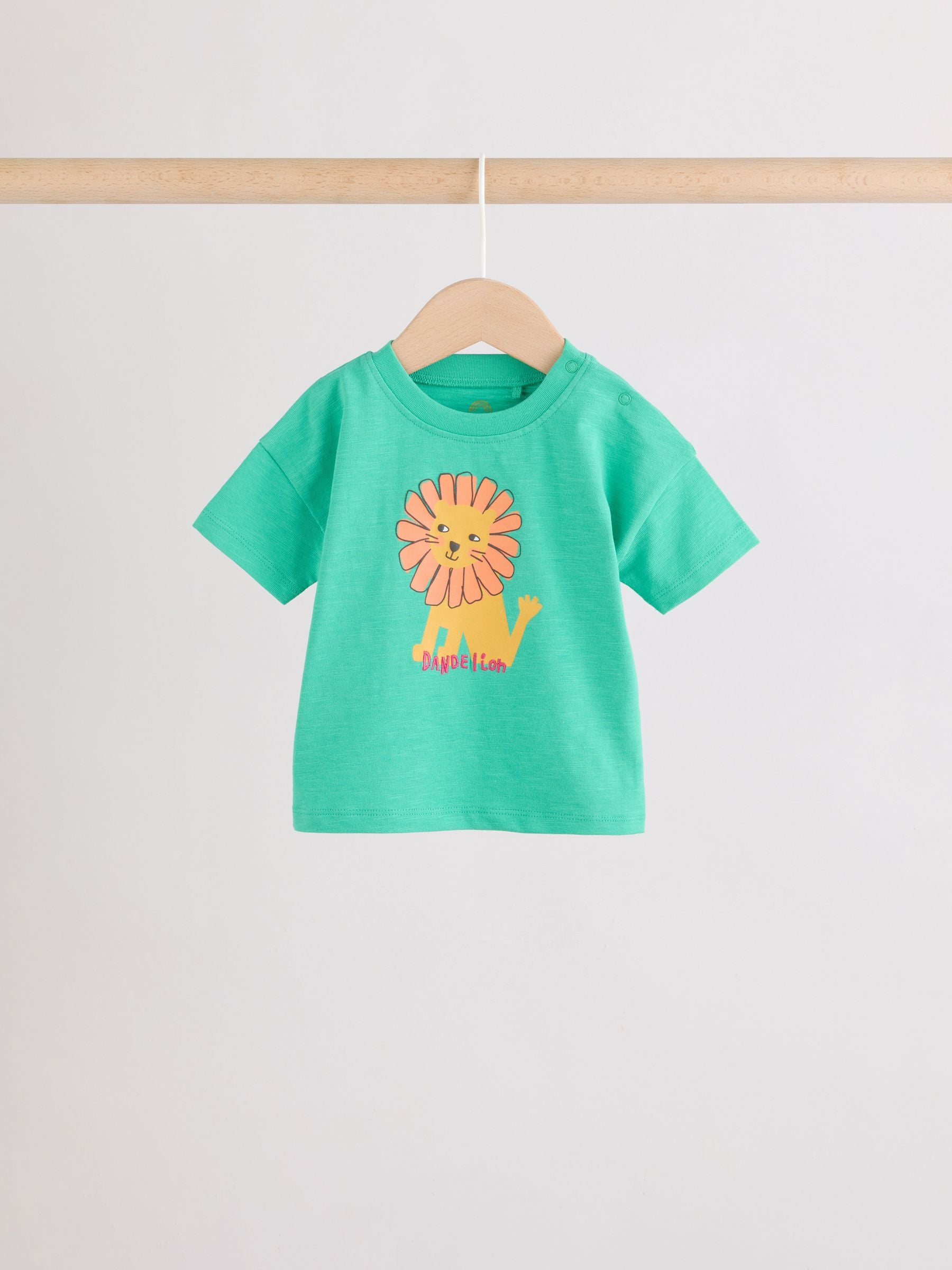 Green/Yellow Safari Animal Tops and Shorts Baby Set 6 Piece (0mths-3yrs) image 7