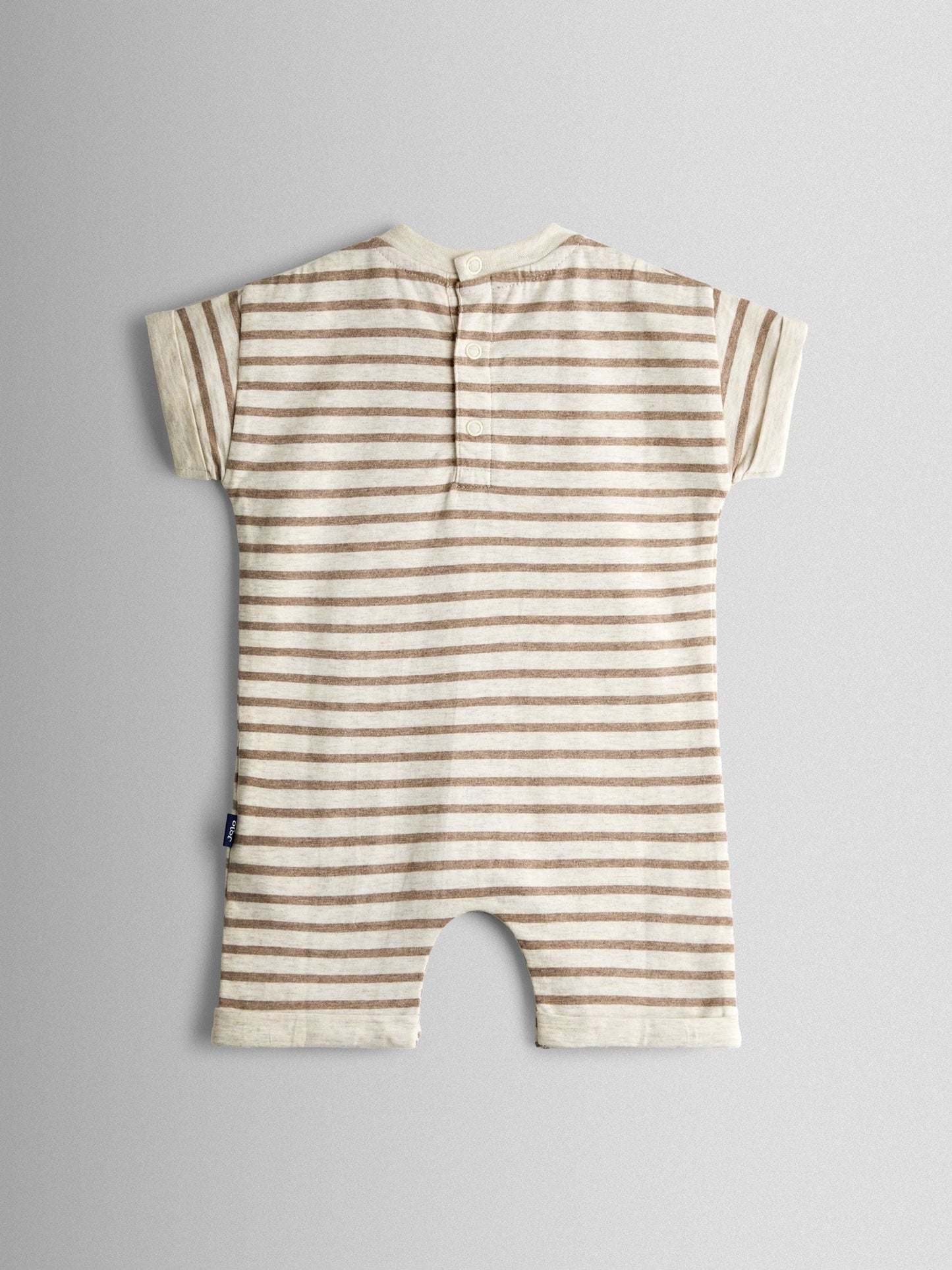 JoJo Maman Bébé Natural Safari Character Appliqué Romper image 2
