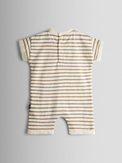 JoJo Maman Bébé Natural Safari Character Appliqué Romper image 2