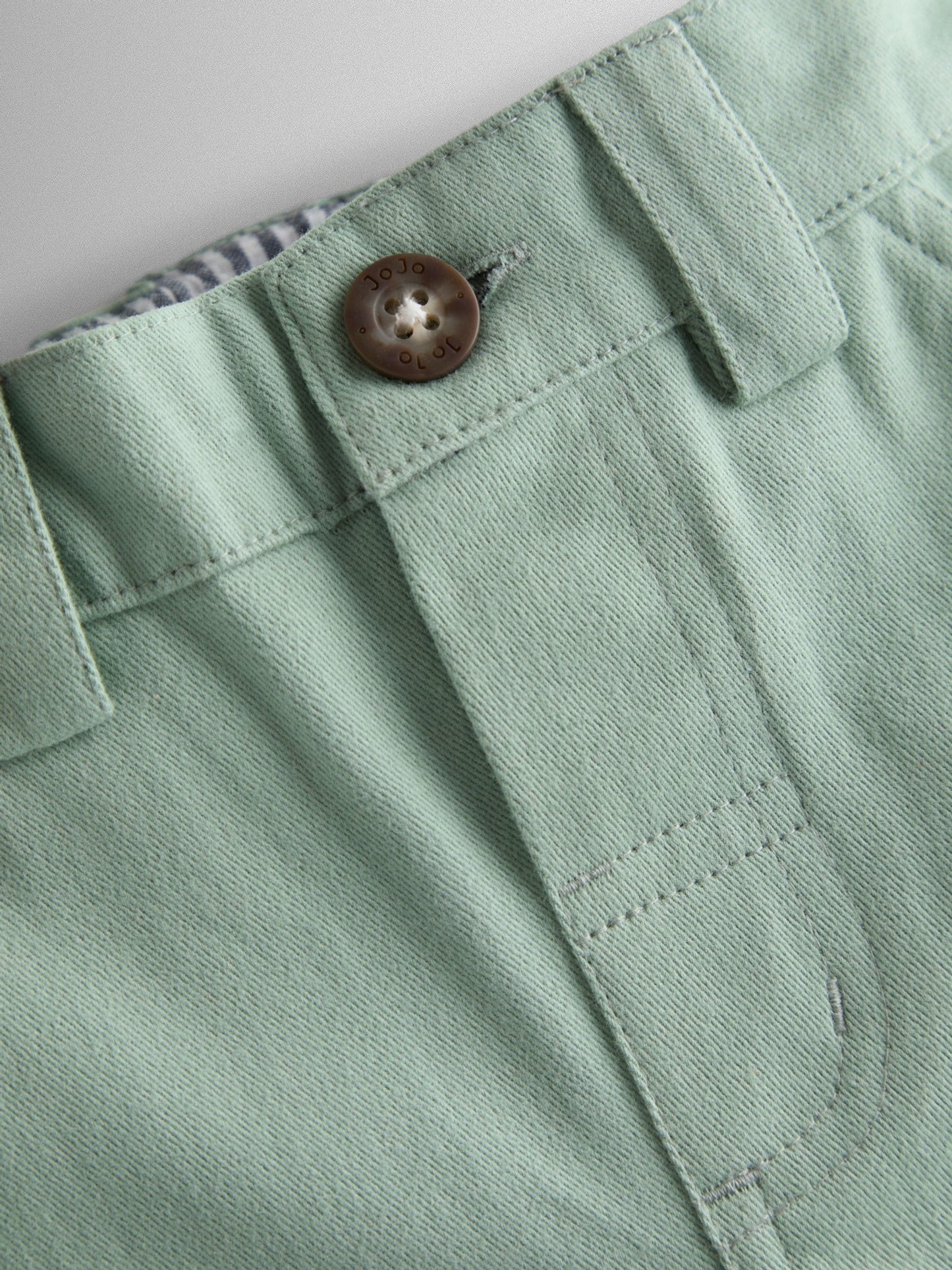 Dsiney Kidz - JoJo Maman Bébé Green Twill Chino Shorts image 3