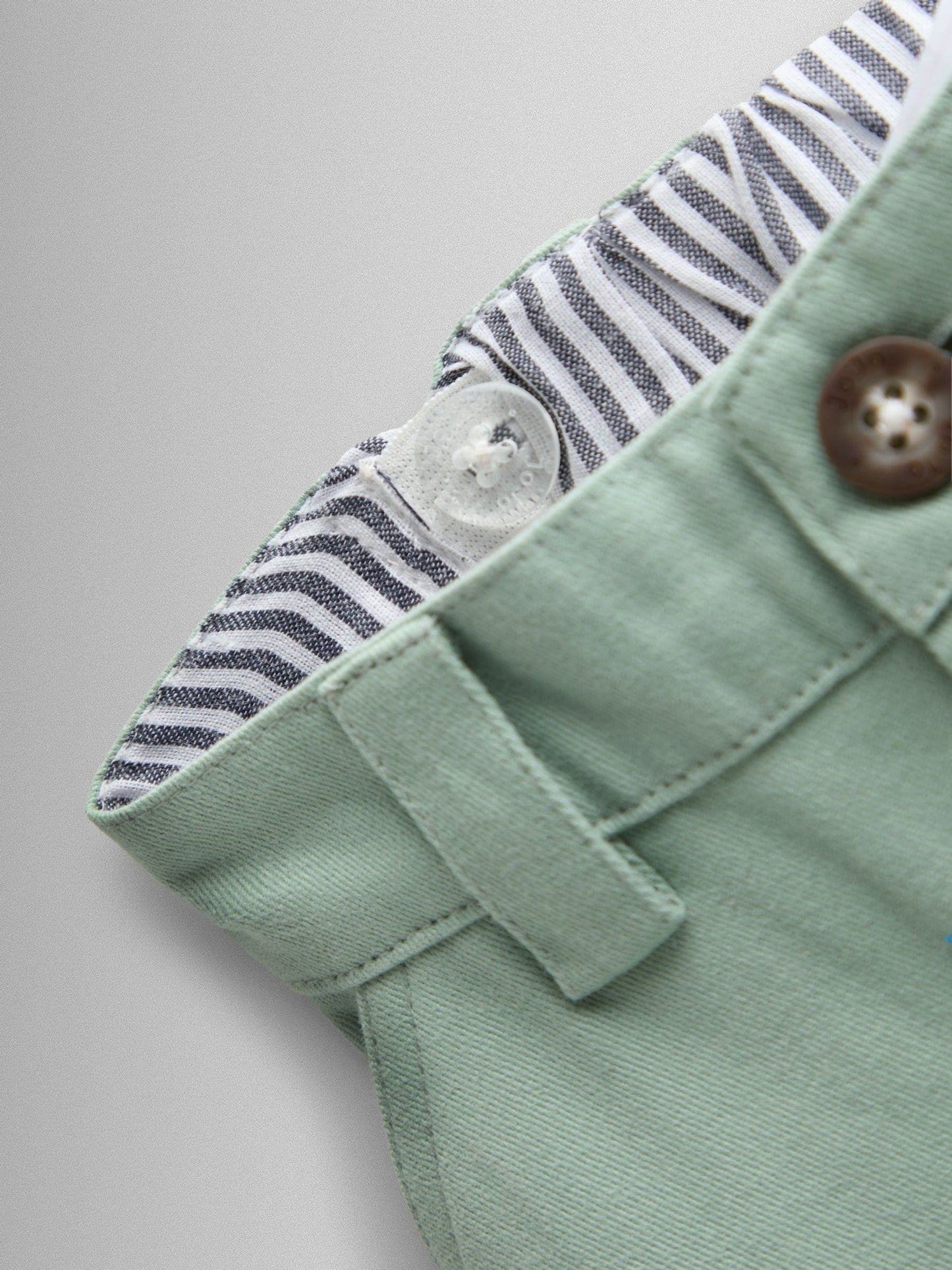 Dsiney Kidz - JoJo Maman Bébé Green Twill Chino Shorts image 4