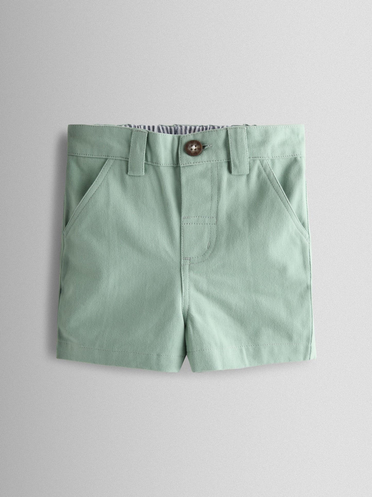 Dsiney Kidz - JoJo Maman Bébé Green Twill Chino Shorts image 1