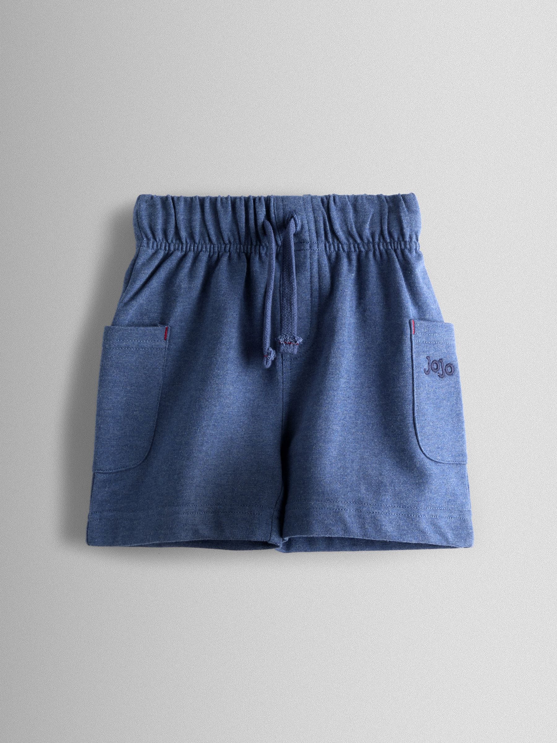 Dsiney Kidz - JoJo Maman Bébé Red 2-Pack Stripe & Plain Shorts image 3