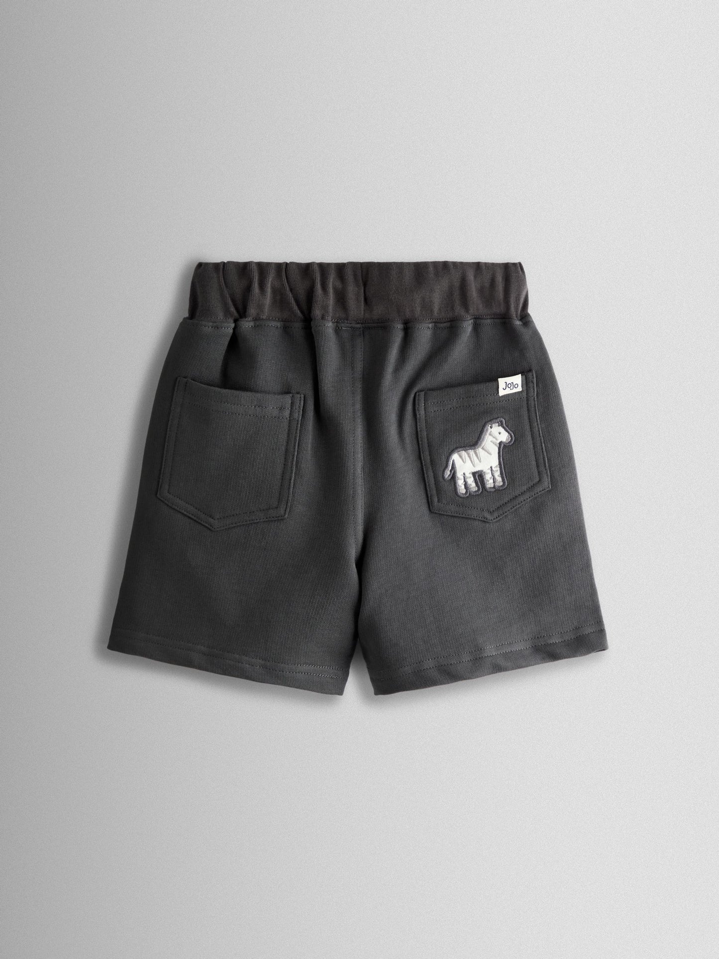 Dsiney Kidz - JoJo Maman Bébé Khaki Zebra 2-Pack Appliqué & Plain Shorts image 5
