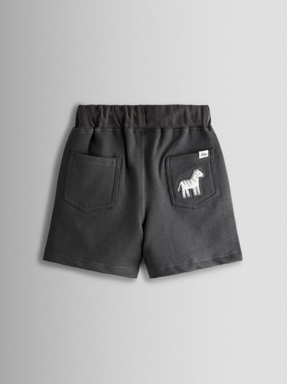 Dsiney Kidz - JoJo Maman Bébé Khaki Zebra 2-Pack Appliqué & Plain Shorts image 5