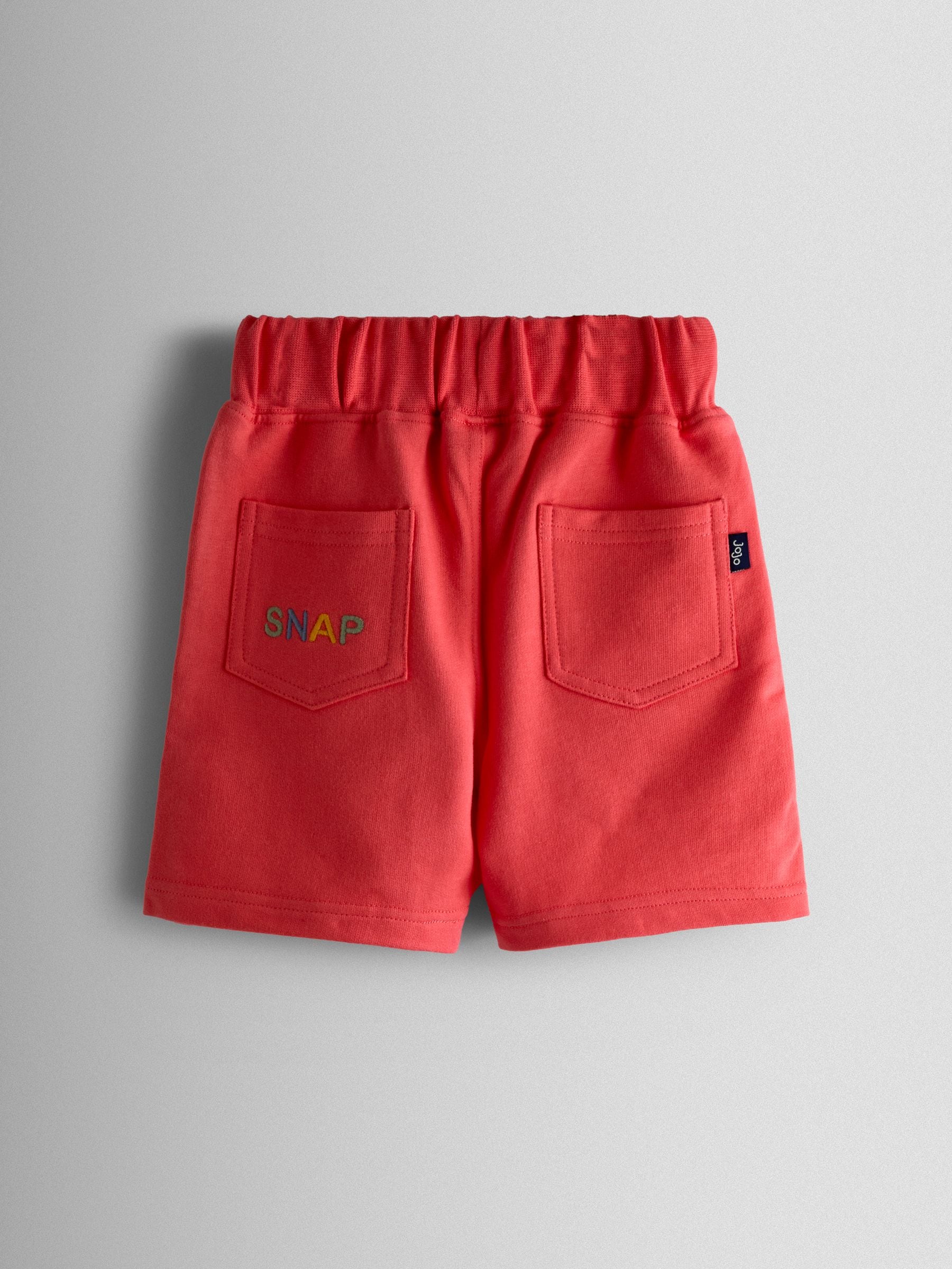 Dsiney Kidz - JoJo Maman Bébé Coral Crocodile 2-Pack Appliqué & Plain Shorts image 4