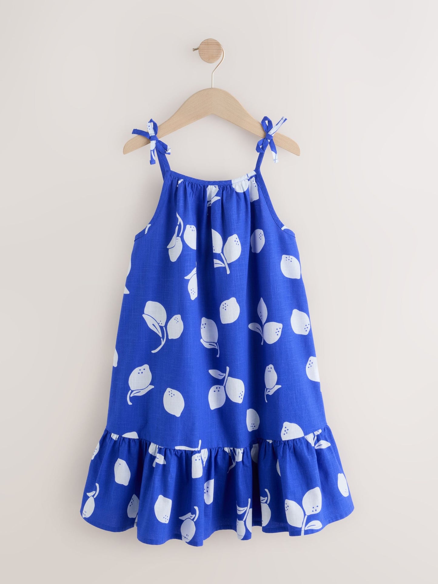 Cobalt Blue Angel Sleeve Dress (3-16yrs) image 5