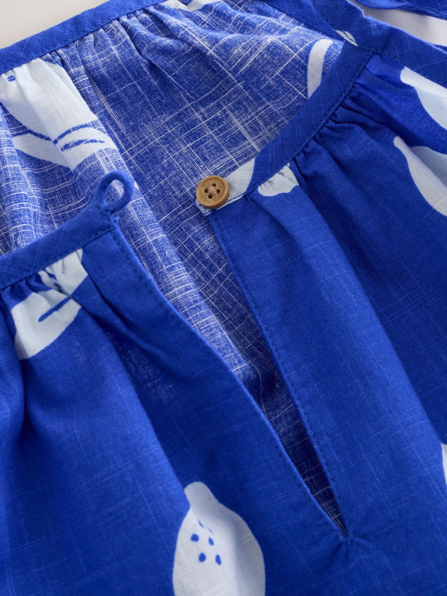 Cobalt Blue Angel Sleeve Dress (3-16yrs) image 8