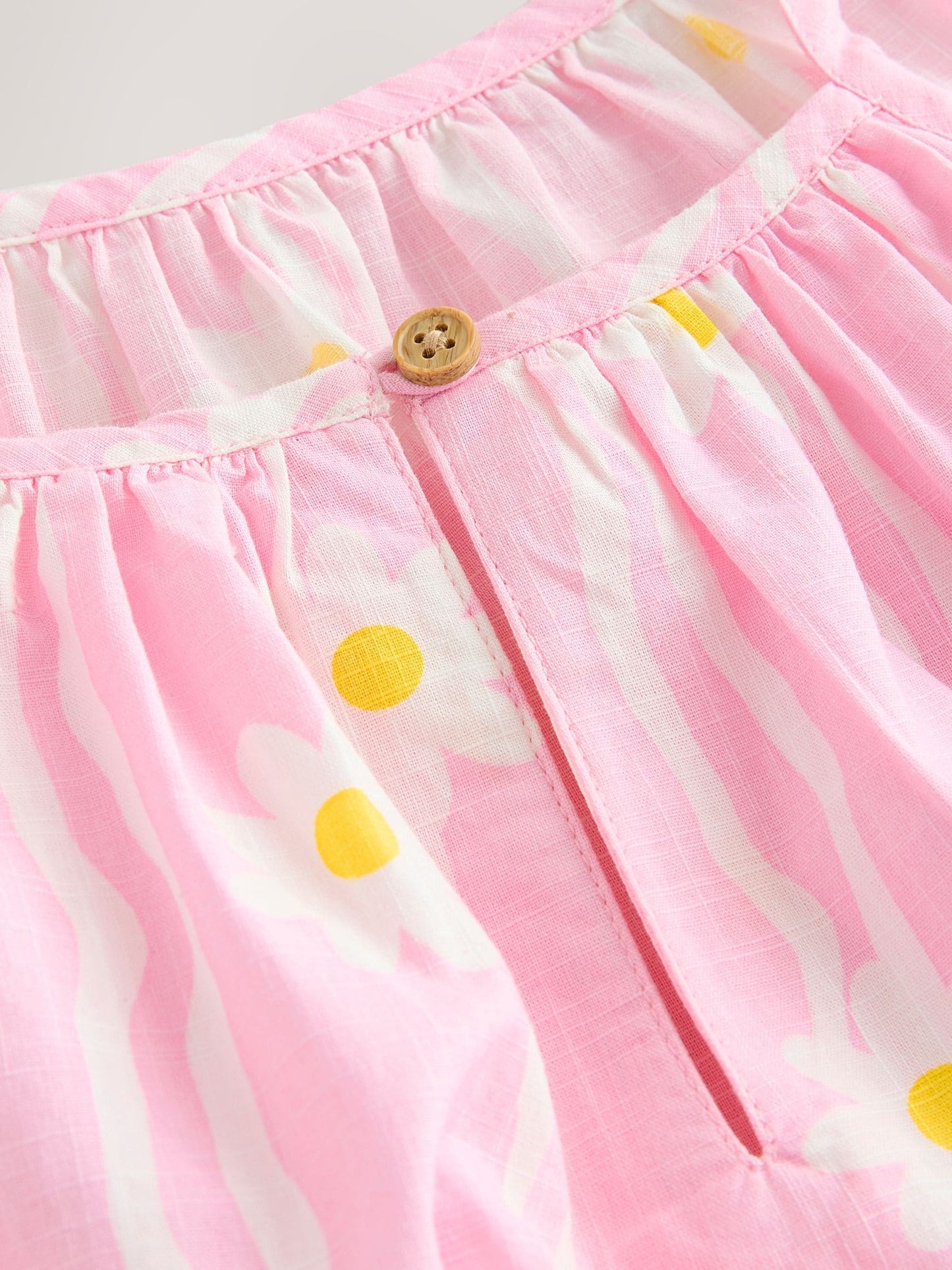 Pink Floral Angel Sleeve Dress (3-16yrs) image 7