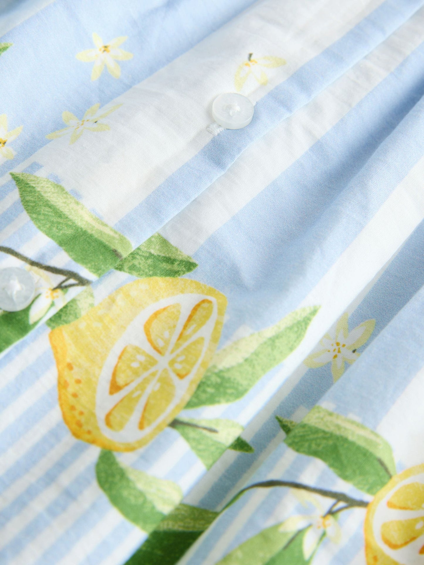 Lemon Stripe Shirt Dress (3-16yrs) image 6